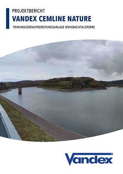 Zariadenie pre prípravu pitnej vody  Wehebachtalsperre